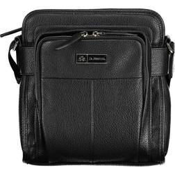 La Martina Black Shoulder Men's Bag