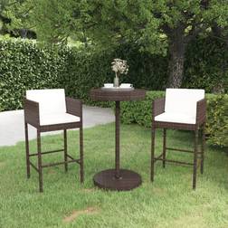 vidaXL 3-tlg. Gartenbar-Set Bargruppe