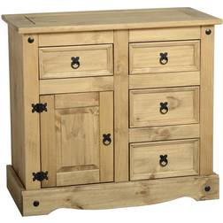 SECONIQUE Corona Brown Sideboard 91.5x83.5cm