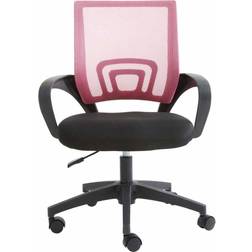 Premier Housewares Pink Office Chair