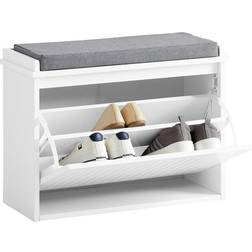 SoBuy Hallway White Skostativ 62x46cm