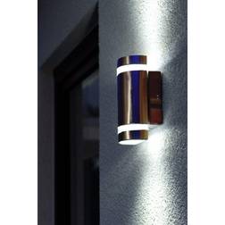 Lutec Rund Udendørs Væglampe 2 Lyskilder H22,5 cm Vægarmatur