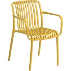 LaForma Isabellini Stackable Outdoor Chair in Yellow