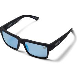 Spy Optic Square Sonnenbrille, Weicher, mattschwarzer Happy Boost