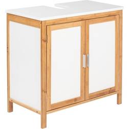Wenko Vaskeskab Finja Bambus MDF 65 x 60 x 33 cm