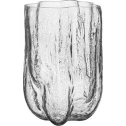 Kosta Boda Crackle Clear Vase 14.6"