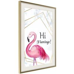 Artgeist Affisch Hi Flamingo! 20x30 Poster