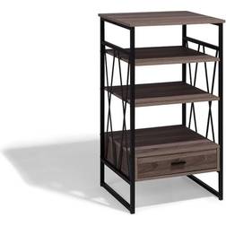 Beliani Indutrial Style Light Book Shelf