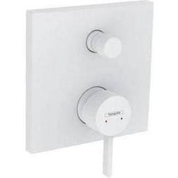 Hansgrohe Finoris Matt White Concealed Single Lever Bath Mixer Valve