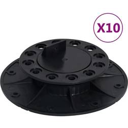 vidaXL Justerbare Terrassefødder 10 Stk 25-40 mm