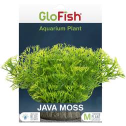 GloFish Java Moss Green Plant Fluorescent Under Blue Light Aquarium