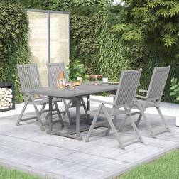 vidaXL 5 Piece Garden Patio Dining Set, 1 Table incl. 4 Chairs