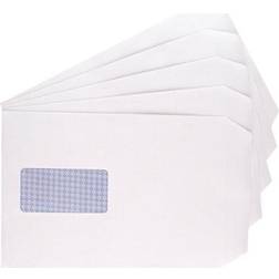 Q-CONNECT C5 Envelopes Window Pocket Self Seal 100gsm 500-pack