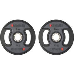 Hammer PU Weight Plates 2x5kg