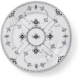 Royal Copenhagen Sort Musselmalet Halvblonde Flat tallrik 22cm