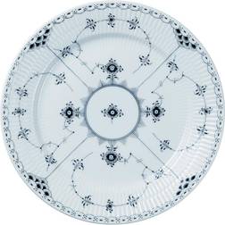 Royal Copenhagen Sort Musselmalet Halvblonde Flat tallrik 27cm