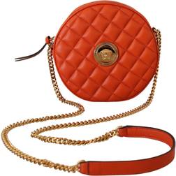 Versace Læder Crossbody Taske Red ONESIZE