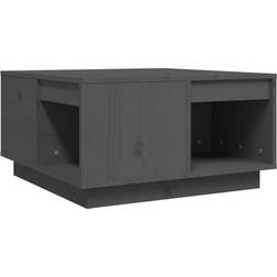 vidaXL Massivt Fyrretræ 60 x 61 x 32,5 cm Sofabord