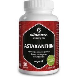 Vitamaze Astaxanthin Kapslar Skyddar Cellerna 90 cps