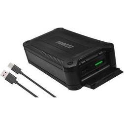 ProUser Powerbank wasserdicht mit 10000mAh, 18W 10000 mAh Powerbank, Schwarz