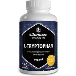 Vitamaze L-tryptophan 500 mg hochdosiert vegan Kapseln