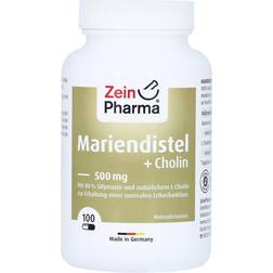 MARIENDISTEL+CHOLIN Kapseln 80% Silymarin 100