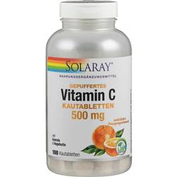 Solaray Gepuffertes Vitamin C Kautabletten 500