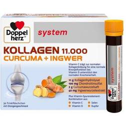 Doppelherz Kollagen 11.000 Curcuma + Ingwer System Trinkampullen