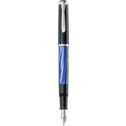 Pelikan Füllhalter M 205, blau marmoriert, F