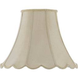 Vertical Piped Scallop 16-inch Bell Shade