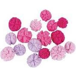 Rayher Pompons pink sortiert Ø 2,5-3,0 cm 16 St