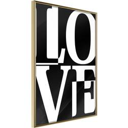 Artgeist Poster Black Love Bild