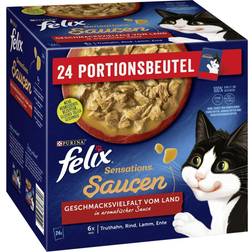 Felix Latz Sensations Jelly Sauce Farm gelé Nötkött, Kyckling, Anka, Lamm