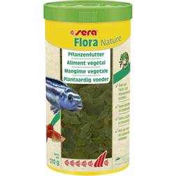 Sera Flora Nature 1000 Pflanzenfutter carotinoidreichen Inhaltsstoffen, Flockenfutter fürs