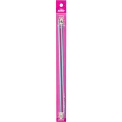 Susan Bates Susan Bates 11110-3 Silvalume Single Point Knitting Needles 10 in.-Size 3 -Medium Blue