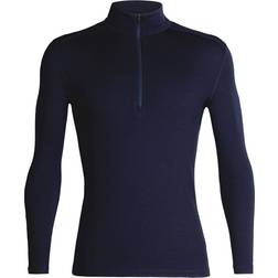 Icebreaker Men's Merino 260 Tech Long Sleeve Half Zip Thermal Top - Midnight Navy