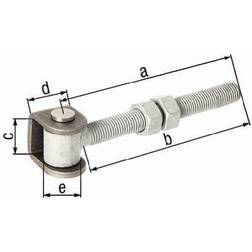 Charnière De Porte 153x145x42x30 mm STA Roh