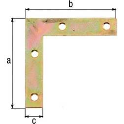 Möbelwinkel L.60x60 mm An.10 mm Sta Galv. Yellow (Por 50)