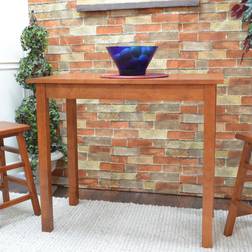 Carolina Living Walnut Florence Pub Bar Table