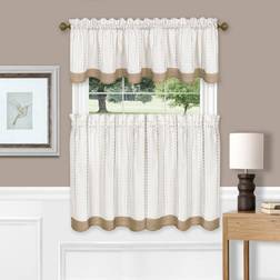 Achim Wide Width Westport Window Tier Valance