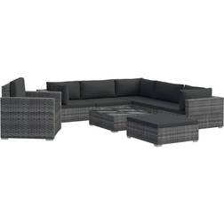 vidaXL 8 Garden Outdoor Lounge Set