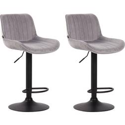 CLP Lot 2 Tabourets De Pied Trompette En Métal Tabouret de bar 2pcs