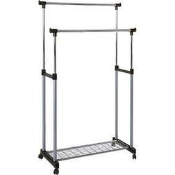 HAKU Möbel HAKU Möbel Rollgarderobe 44832 silber Metall 95,0 95,0-170,0