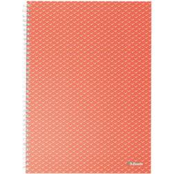Esselte Colour'Breeze A4 Notepad Squared Spiral Bound