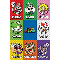 Nintendo Super Mario Characters Plakat 61x91.5cm