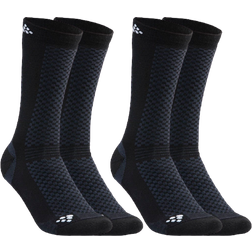 Craft Warm Mid Socks 2-pack Unisex