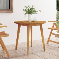 vidaXL Table de Jardin Ø85x75 cm Bois d'Acacia Solide