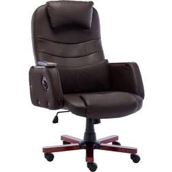 vidaXL Massage Brown Bürostuhl 115cm