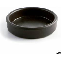 Quid Black Ceramic Saucepan Ø 18 cm Set of 12 18 cm