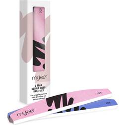 Mylee Dual Grit Foam Nail File, Dual Sided Buffer Pack Grit